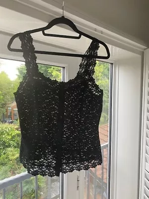 Marks And Spencers Black Lace Bodice 16 • £5.99