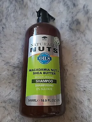 Genuine Nature's Oils Naturally Nuts Macadamia & Shea Butter Shampoo 500ML • £12.99