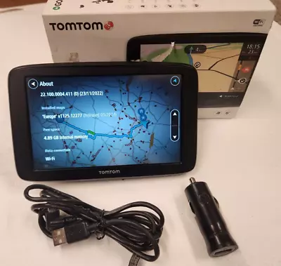 TOMTOM Go Basic 6” Smart WiFi GPS Sat Nav UK & Full EUROPE Lifetime 2024 Map! • £69.95