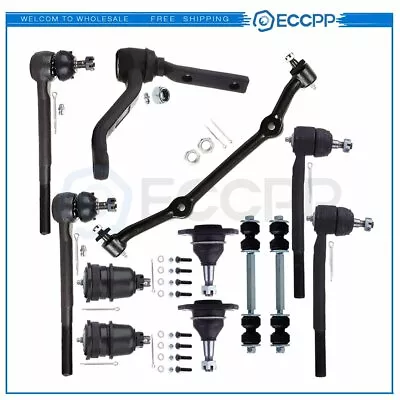 For 1983-1995 Chevy S10 12Pcs Front Ball Joints Center Link Tie Rod Ends Kit • $80.05
