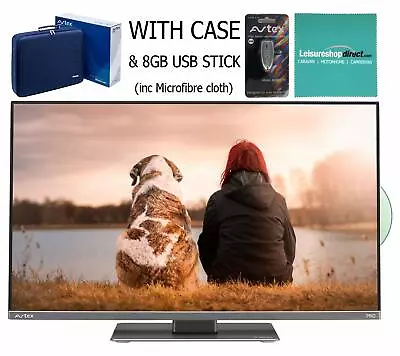 Avtex L199DRS PRO 19.5  12v/24v TV With Case 8GB USB Stick & Microfibre Cloth • £399.99