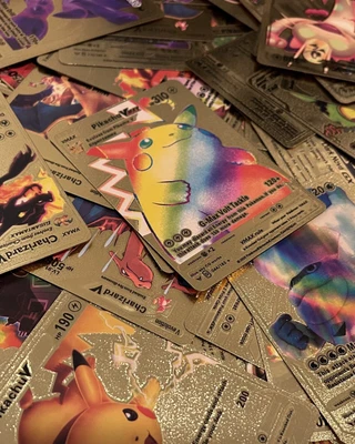 $1.99 • Buy Pokémon Gold Foil Fan Art Cards-$1.49 And Up-FREE SHIPPING