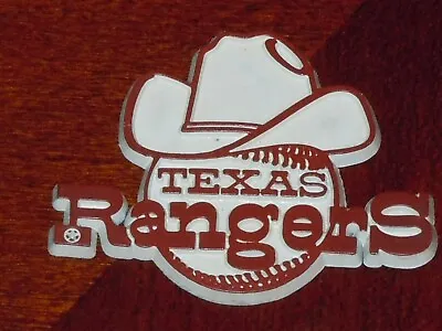 TEXAS RANGERS Vintage Old MLB RUBBER Baseball FRIDGE MAGNET Standings Board • $22.98