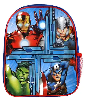 Marvel Avengers Junior Backpack Rucksack School Lunch Bag Character Kids Boys • £7.69