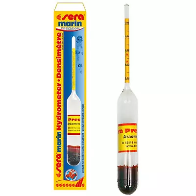 Sera Marine Precision Glass Hydrometer Test Saltwater And Reef Aquarium Salinity • £15.56