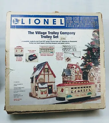 O27 O Scale O Gauge Lionel Christmas Village Trolley Company Trolley Set  • $134.89