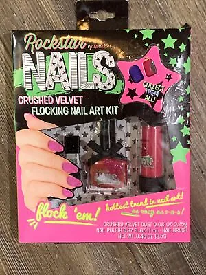 Rockstar Nails Crushed Velvet Flocking Nail Art Kit By Sprinkles # 604 • $7.99