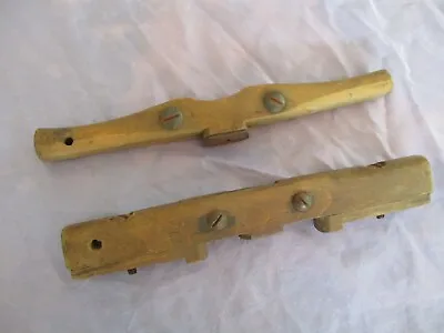 Lot Of 2 Vintage Antique Wooden Stock Scrapers From Old Gun Factory • $42.14