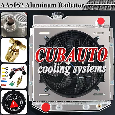 4 Row Radiator Shroud Fan For 60-66 Ford Falcon Mustang Econoline Mercury Comet • $229