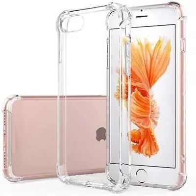 Silicone Case For IPhone SE 2016 1st Gen 5 5s Shockproof Slim Clear Cover • £2.79