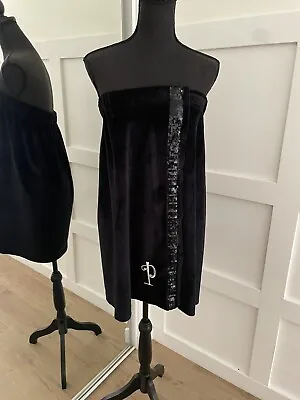 Perfect Impression Luxury Velour Spa Wrap Towel Terry W Sequins Trim • $19