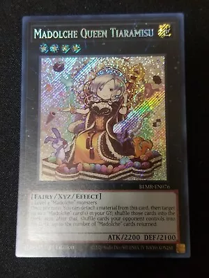 Yugioh! Madolche Queen Tiaramisu - BLMR-EN076 - Secret Rare - 1st Edition | NM/M • $2.89