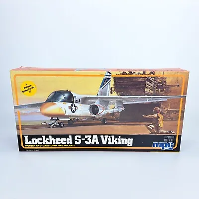 MPC 1/72 Lockheed S-3A Viking Anti Submarine Plane Model #1-4405 PARTS SEALED • $19.95