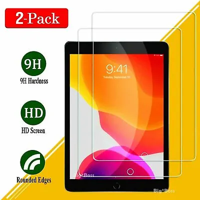 2 Tempered Glass Screen Protector For IPad 7th 8th 9th Gen 10.2  6th 9.7 Nonoem • $10.50