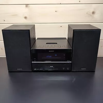 Sony HCD-BX77DBi Micro Bookshelf Stereo System CD IPod Player DAB Radio • £45.99