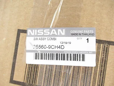 Genuine OEM Nissan 25560-9CH4D Multi Function Switch Steering Wheel Clockspring • $214.79