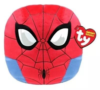 $19.99 • Buy TY Marvel Squishy Beanies SPIDERMAN 25 CM