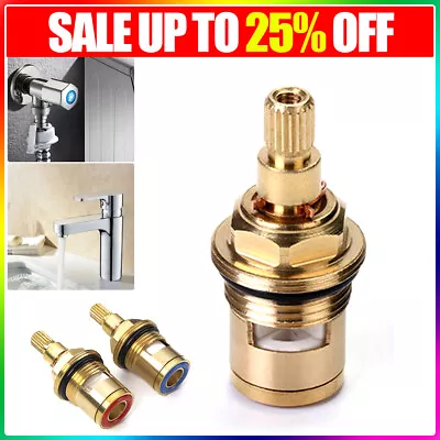 2PCS Kitchen Ceramic Tap Cartridge Valve Disc Insert Quarter Turn 1/2  20 Teeth • £4.99