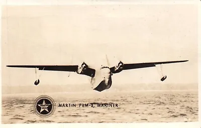 Martin PBM-3 Mariner Vintage Real Photo Airplane Postcard • $9.99