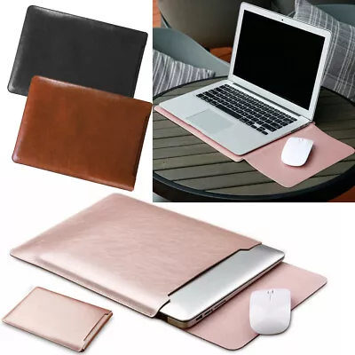 Sleeve Leather Laptop Bag Case Cover For Apple Macbook Pro Air 11  13  14  15  • $25.99