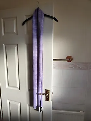 Purple Long Woven Knit Scarf Bnwt • £0.99