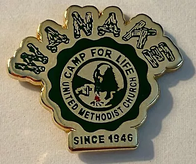 Wanake United Methodist Church Camp For Life Since 1946 Pin Pinback • $9