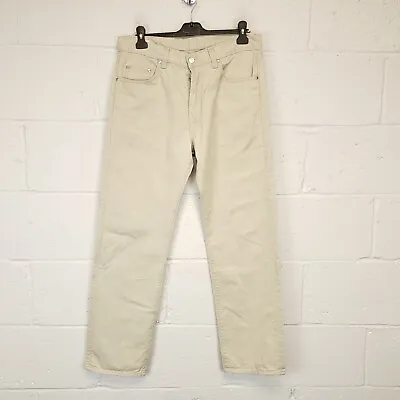 Lacoste  Jeans W32 L32 Regular Straight Vintage  Mid Rise Mens Beige  (Tag 32/) • £25