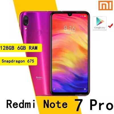 Xiaomi Redmi Note 7 Pro 128GB+ 6GB Unlocked Global Version SmartPhone New Sealed • $141.99