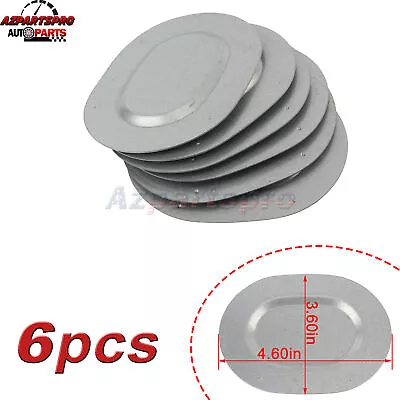 $22.91 • Buy 6x Trunk Floor Pan Oval Drain Plug Plate For 1973-1977 A-Body, Cutlass, Skylark