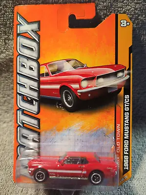 Matchbox MBX Old Town 1968 Ford Mustang GT/CS Red Toy Car 61/120 • $4.99