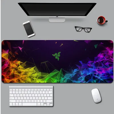 $13.19 • Buy Extra Large Size Gaming Mouse Pad Desk Mat Anti-slip Rubber Speed Mousepad Black