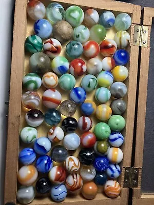 Vintage Lot Of Marbles Akro Alley Master King Cac Peltier Champion • $50