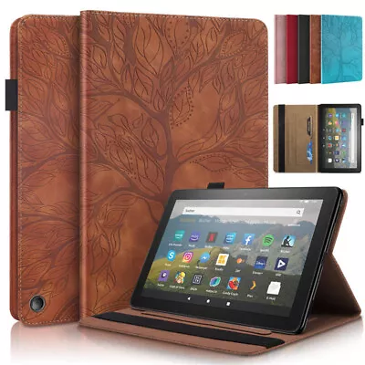 For Amazon Kindle Fire HD 8 Plus 2022 12th Gen 8  Tablet Leather Case Flip Cover • $13.08