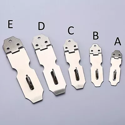 Stainless Heavy Duty Padlocks Clasp Shed Door Lock Hasp Safety Lock Latch Door • $2.09