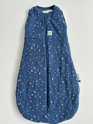 Ergopouch Cocoon Swaddle Bag 2.5 Tog Size 0-3 Months 000 Blue Night Sky Print • $39.45