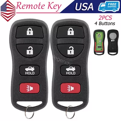 2 For 2003 2004 2005 2006 Infiniti G35 G 35 Remote Keyless Entry Key Fob 5931642 • $10.49