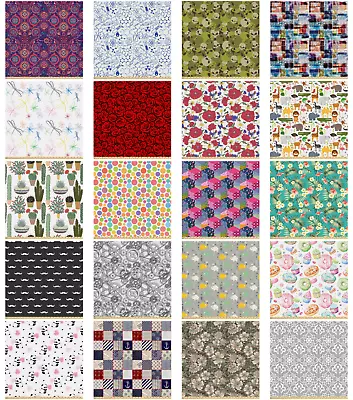 Microfiber Versatile For Arts & Crafts Fabric By The Yard By Ambesonne • $12.99