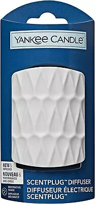 Yankee Candle ScentPlug Diffuser | Plug In Air 1 Count White Organic Pattern  • £12.24