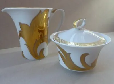 Versace By Rosenthalgermany   Arabesque Gold  Sugar Bowl Covered.  • $245