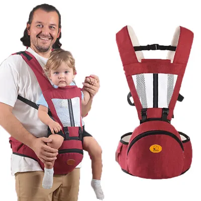 £14.09 • Buy 0-36 Months Baby Carrier Ergonomic Infant Carrier With Hip Seat Front Kangaro UK