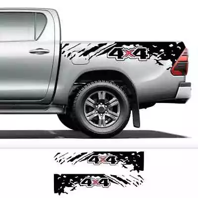 Car Sticker Pickup Trunk Side Decal For Mitsubishi L200 Triton Nissan Ford F150 • $37.07