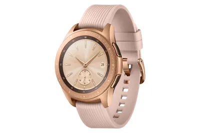 Samsung Galaxy Watch 42mm Rose Gold Stainless Steel Case Pink Classic Buckle... • $49