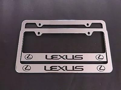 2 Brand New Lexus Chrome Plastic License Plate Frame  • $17.99