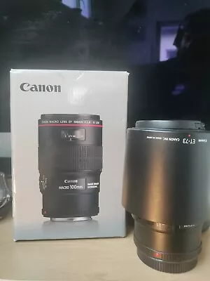 Canon EF 100mm F/2.8L MACRO IS USM Lens • £400