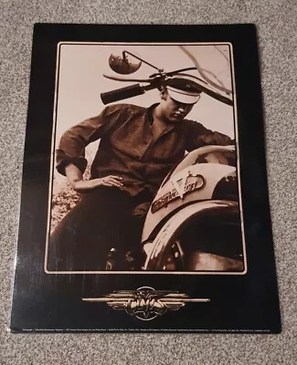 Elvis Original 1977 Harley Davidson Poster 22  X 16.5  Laminated • $105