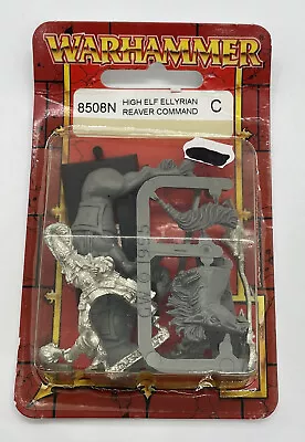 Warhammer Fantasy High Elf Ellyrian Reaver Command *NIP* 8508N C GW 1997 Metal • $20