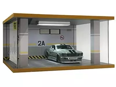 Display Case For Diecast Cars With Clear Acrylic And LED Lighting 1 24 Scale  • $52.31