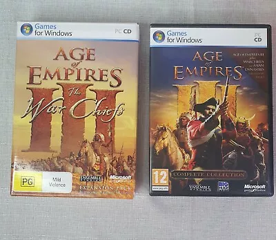 Age Of Empires III Complete Collection + The War Chiefs Expansion PC Game • $32