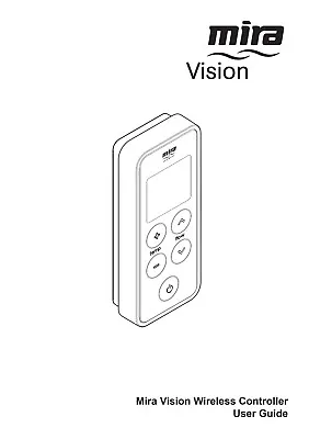 Printed Guide FOR Mira Vision Wireless Remote Controller -Single LP • £12