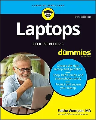 Laptops For Seniors For Dummies Wempen Faithe • $42.72